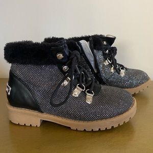 Juicy Couture - Black and Silver Boots - Toddler size 12